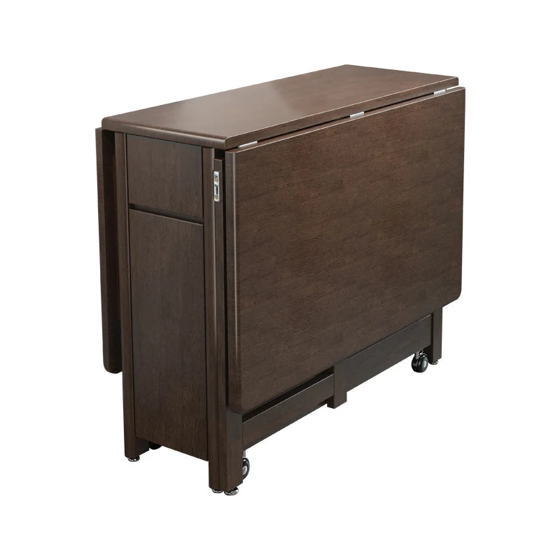 Wooden Folding Dining Table Storage Modern Mobile Family Dining Table Office Receive Conjuntos De Salas De Jantar Furnitures