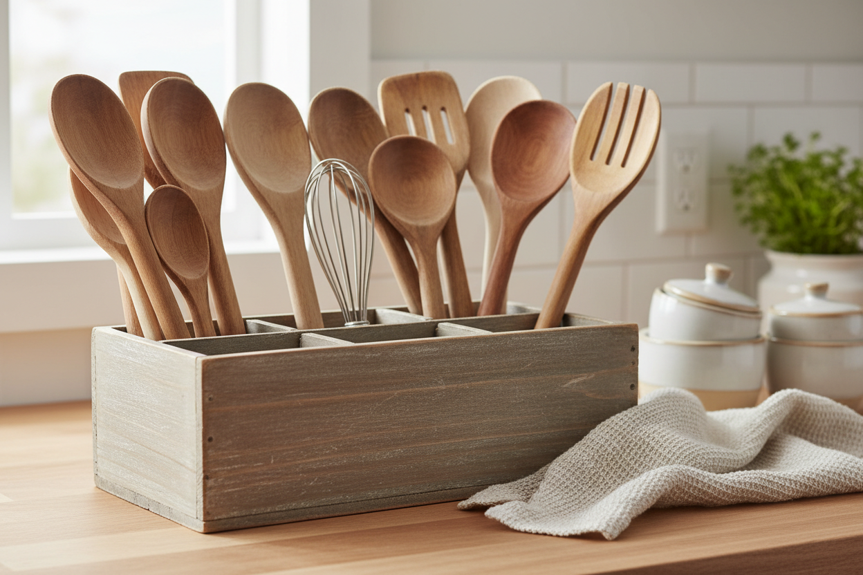 Farmhouse Utensil Boxes
