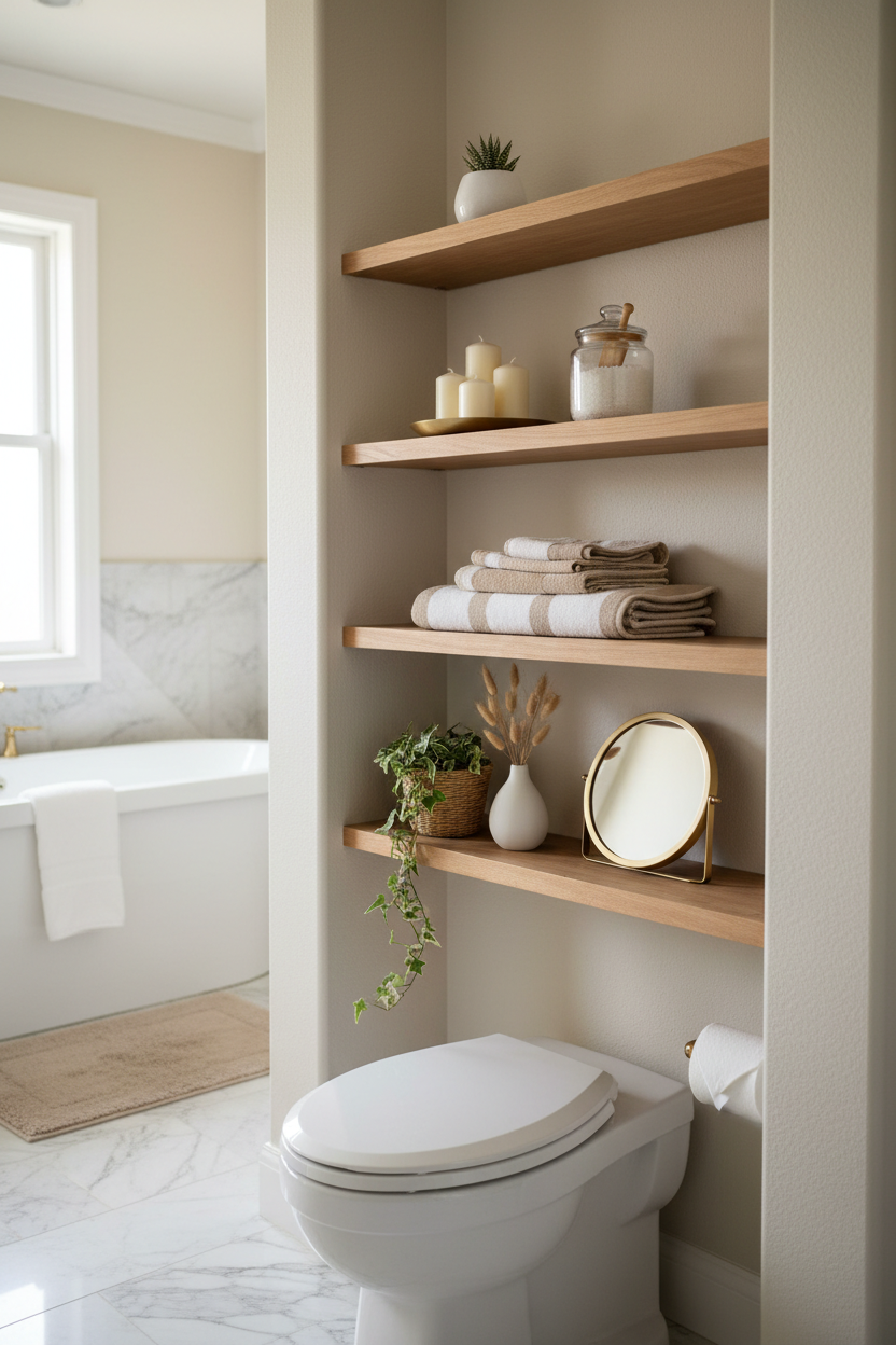 Over Toilet Shelving