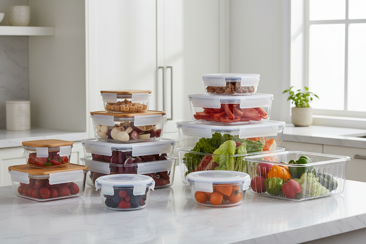 Refrigerator & Freezer storage containers