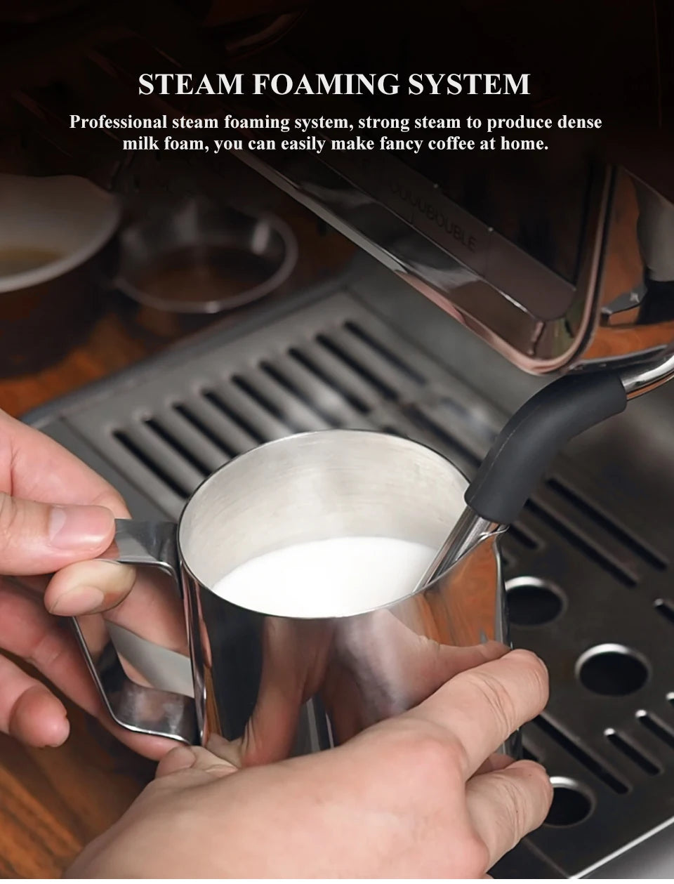 HiBREW  Barista Pro 20Bar Bean to Espresso,Cafetera  Commercial Level Coffee Machine with Full Kit for Cafe Hotel Restaurant H7