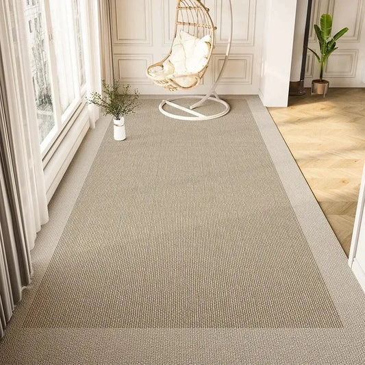 Balcony Waterproof Carpet Pvc Leather Anti-slip Floor Mat Large Size Minimalist Style Home Decoration Rug Kitchen Carpets 주방 카펫