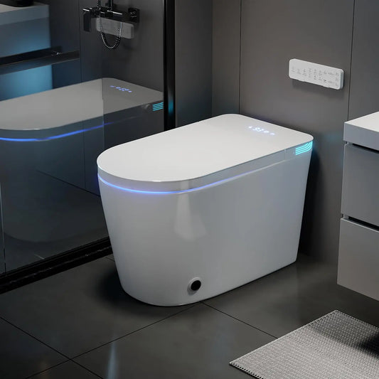 Luxury Smart Toilet with Bidet Built-in, Auto Open/Close, Dual Auto Power Flush, One Piece Elongated Toilet , Customized