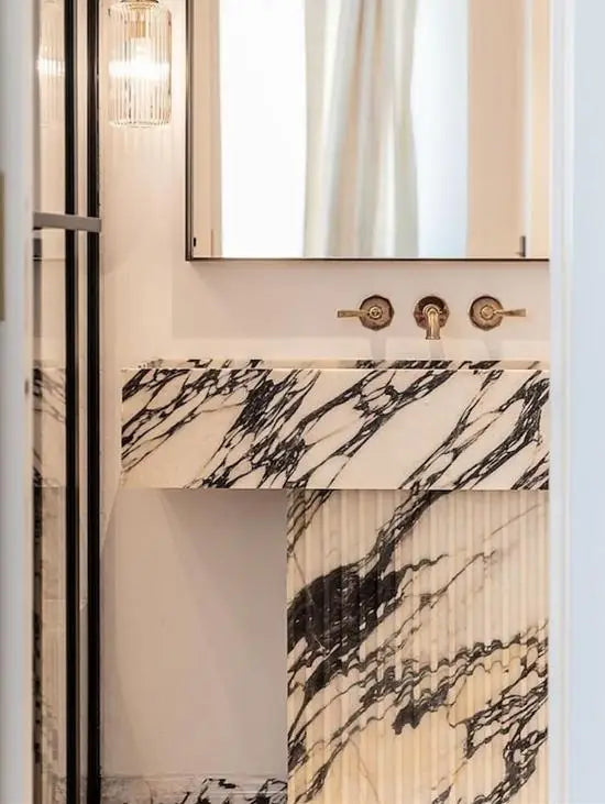Natural Marble Wash Basin Bathroom Vanities Cabinets Green Marble Bathroom Sink Bathroom Vanity With Sink Customizable