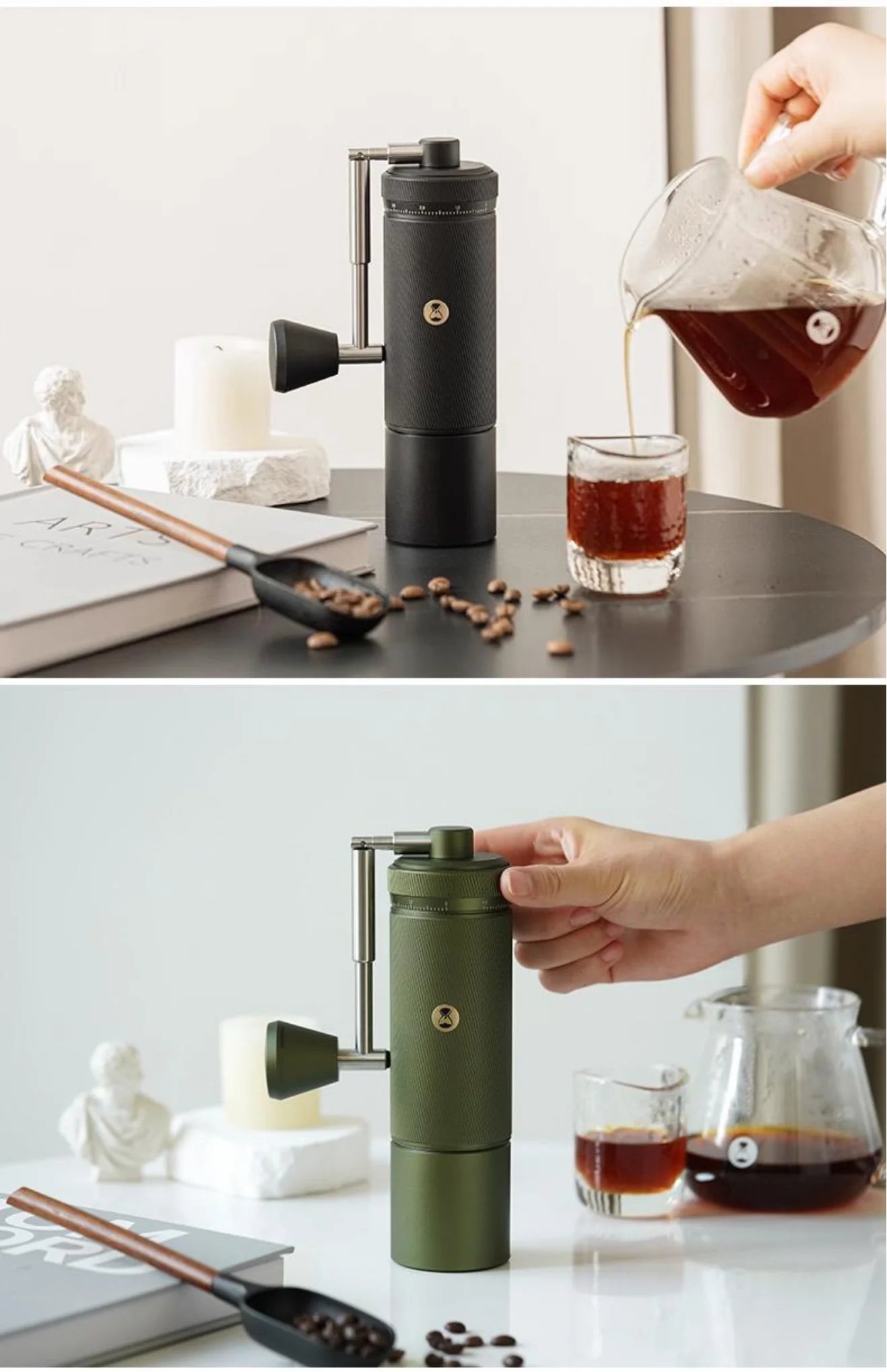 TIMEMORE Chestnut S3 Manual Coffee Grinder All-metal Body & S2C Burr Send Cleaning Brush Free Shipping