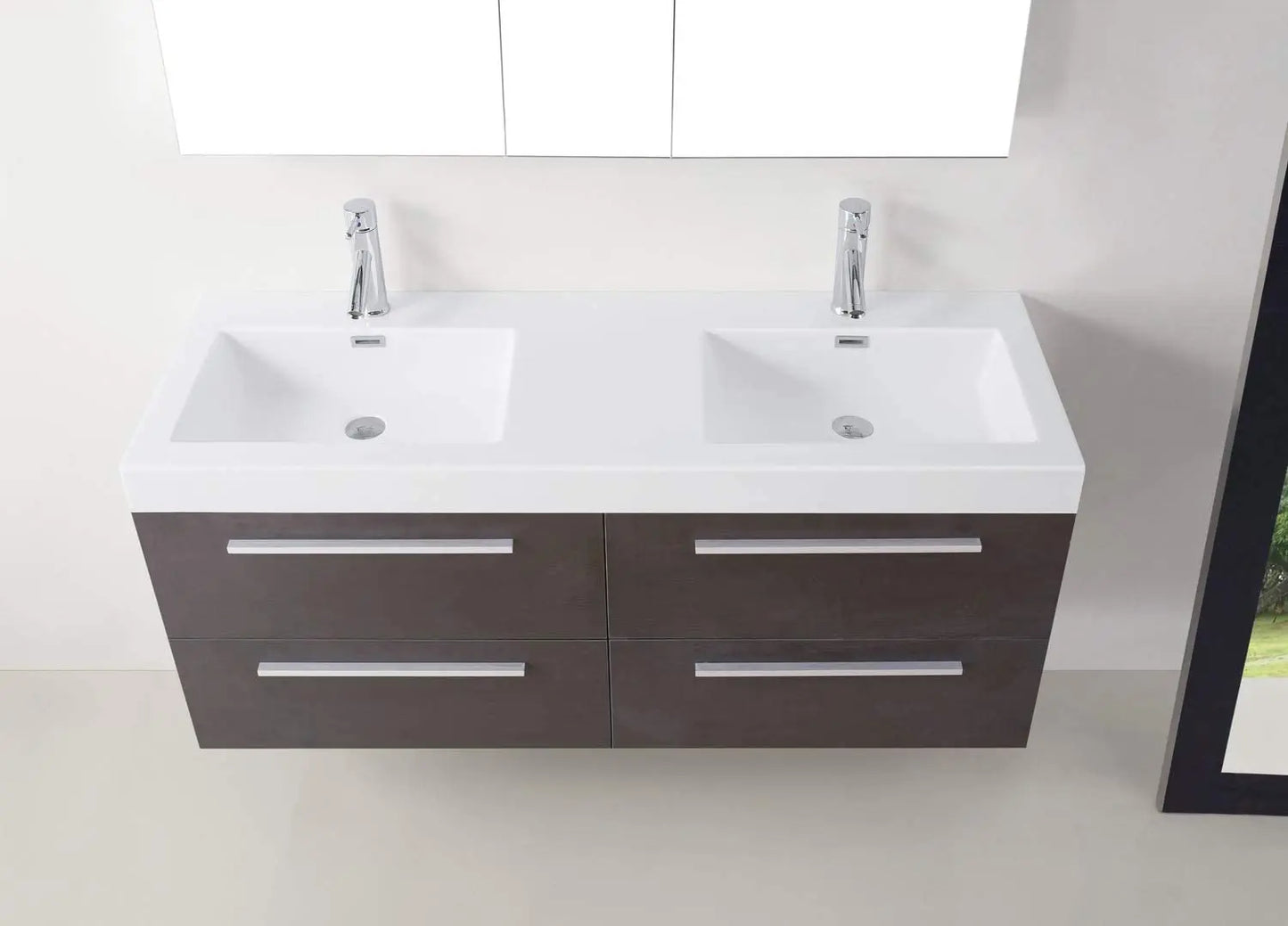 Wholesale High Quality Marble Bathroom Vanity White Unit Bathroom Furniture Poland Bathroom Cabinet