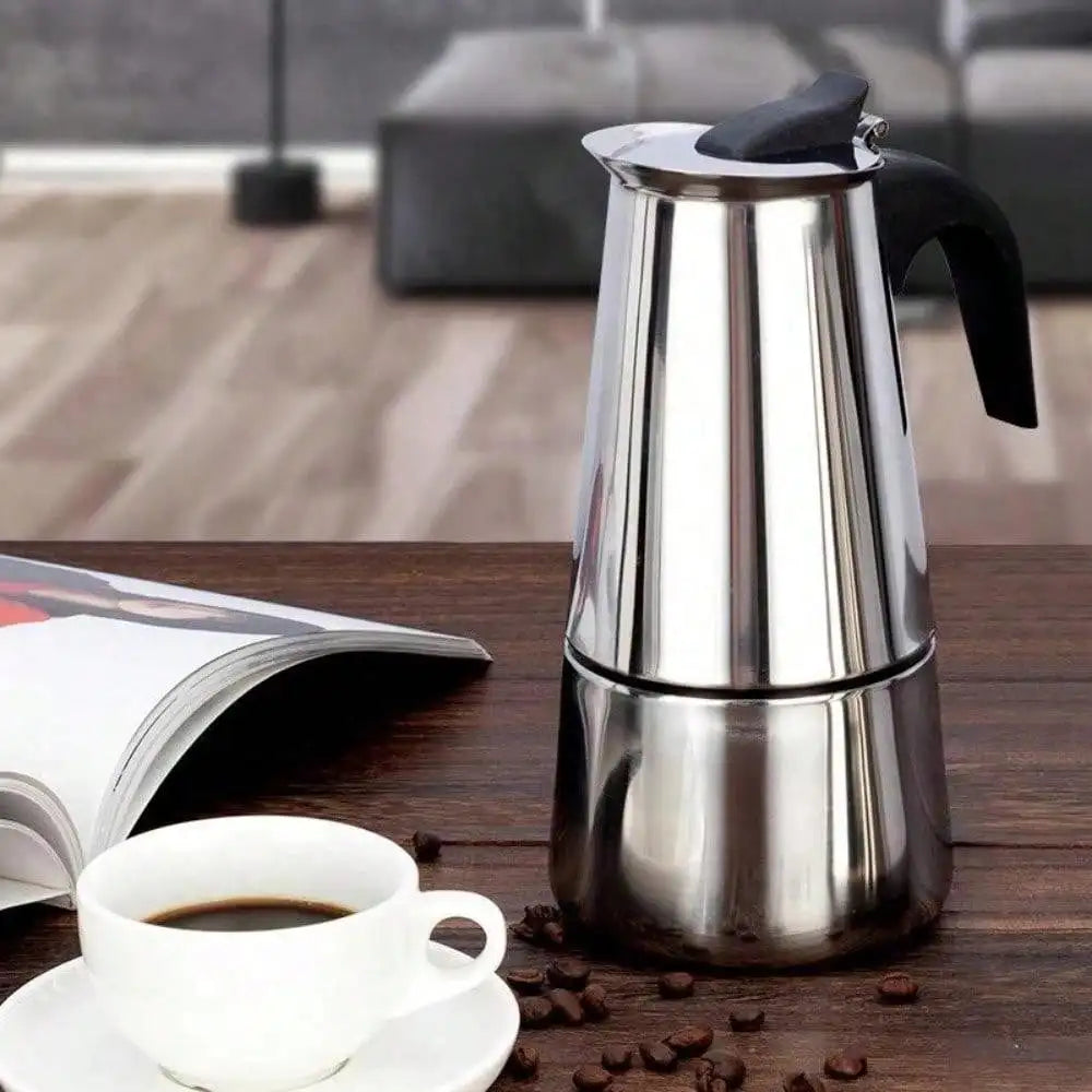 Mocha Coffee Pots Italian Aluminum Octagonal Pot Coffee Cup Maker Tea Maker Portable Coffee Maker