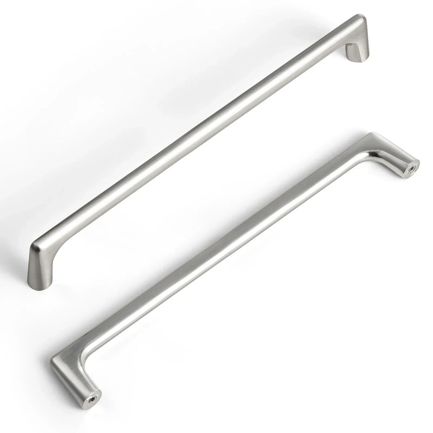 Goo-Ki Brushed Gold Cabinet Pulls with 5'' Hole Centers, Modern Style Zinc Alloy Cabinet Handles for Dresser,Wardrobe,Cupboard