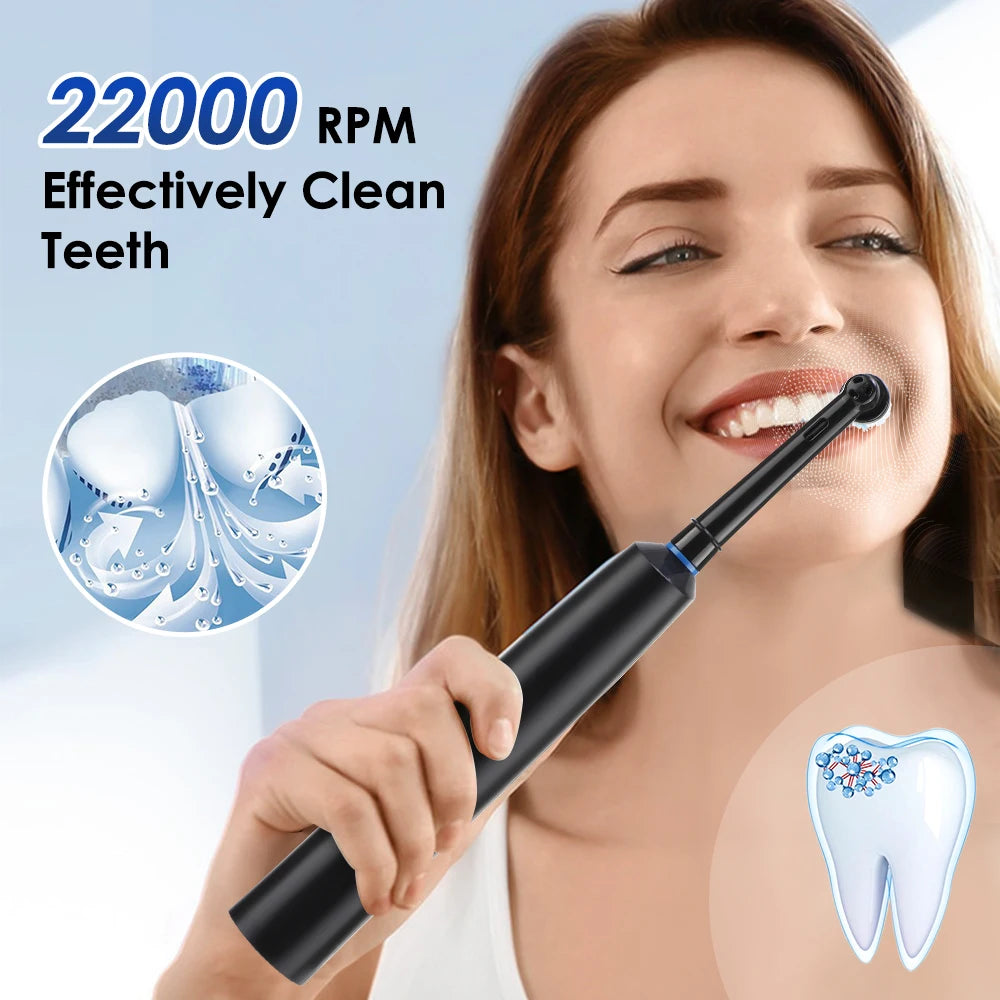 Intelligent Rotating Electric Toothbrush, Rechargeable Rotary Toothbrush Compatible with Oral B Replacement Electric Brush Heads