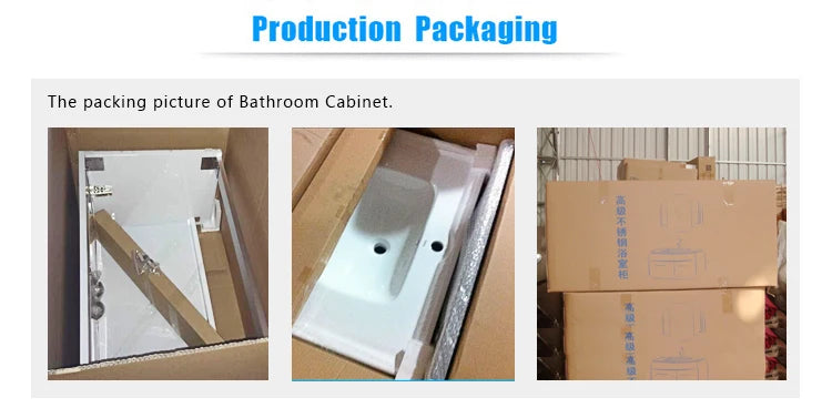 Factory Suppliers Small PVC Bathroom Vanity Set with Single Sink Cabinet