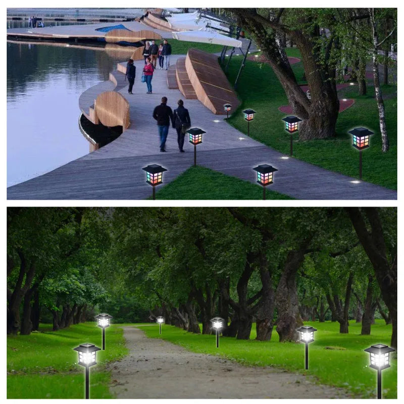 8 Pack Solar Pathway Garden Lights Outdoor Waterproof Landscape for Yard Patio Walkway Driveway Decor Solar Lawn Lamp Lighting