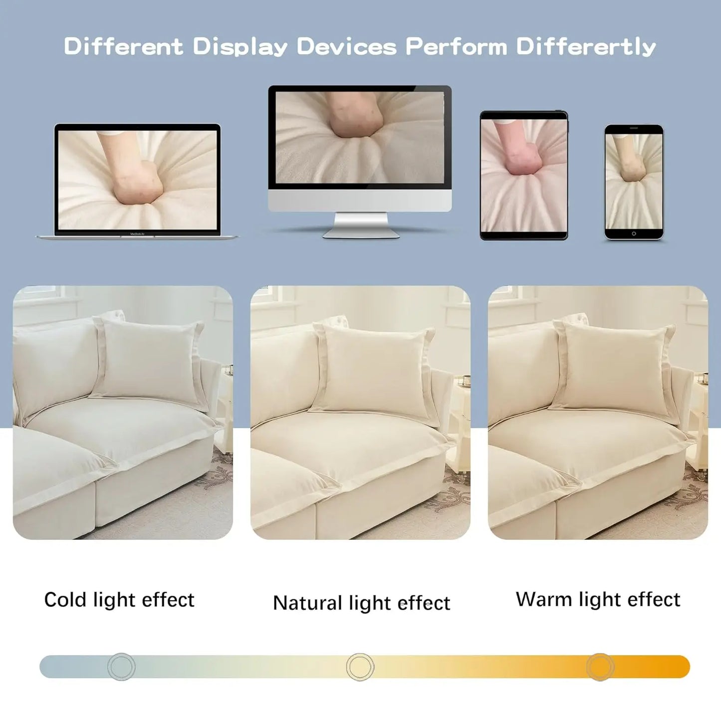 L-Shaped Modular Sectional Sofa Removable Slipcover Cloud 3-Seater Movable Ottoman Chenille Living Room Customized