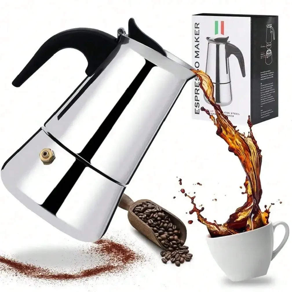 Mocha Coffee Pots Italian Aluminum Octagonal Pot Coffee Cup Maker Tea Maker Portable Coffee Maker