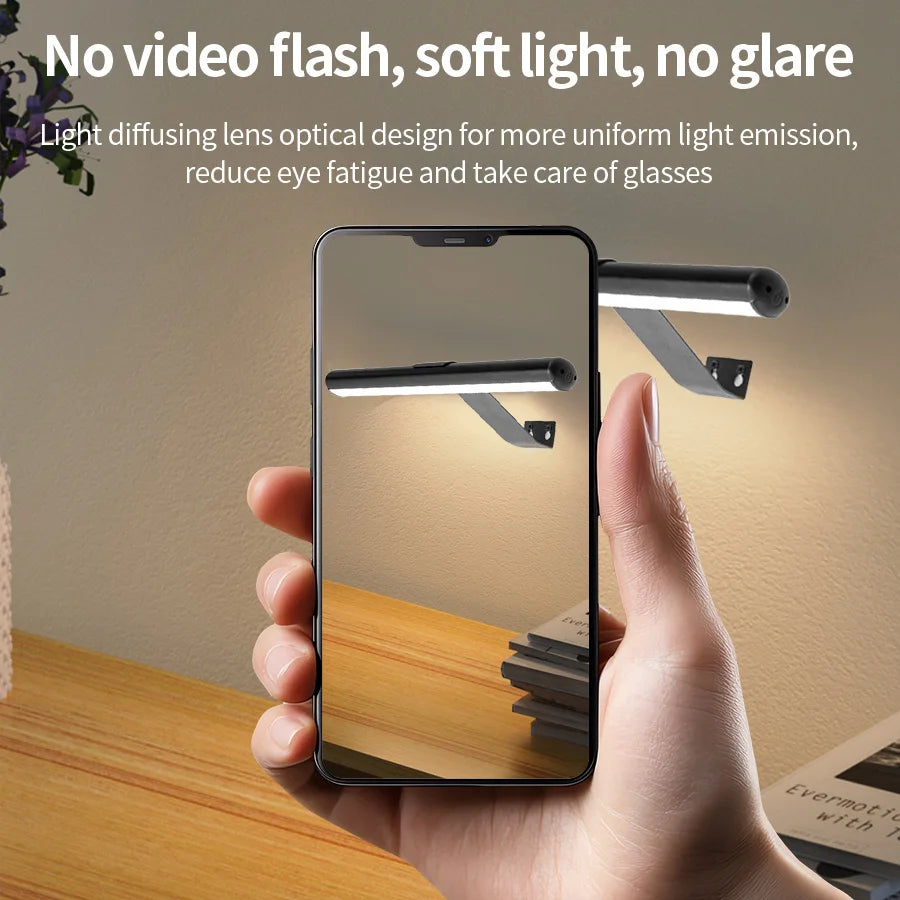 3600mAh Painting Picture Light Magnetic Touch Night Light Portrait With Remote Living Room Wireless Wall Lamp 3 Colors Dimming