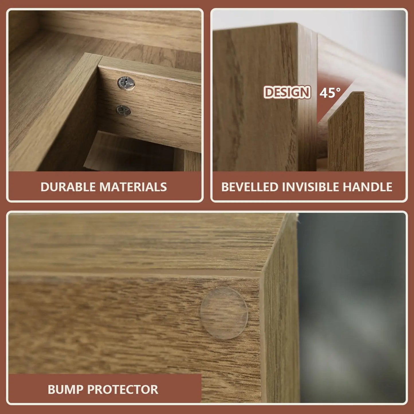 30" Space-Saving Floating Bathroom Vanity with Sink Moisture-Resistant MDF 2 Soft-Close Drawers Modern Bathrooms Customized