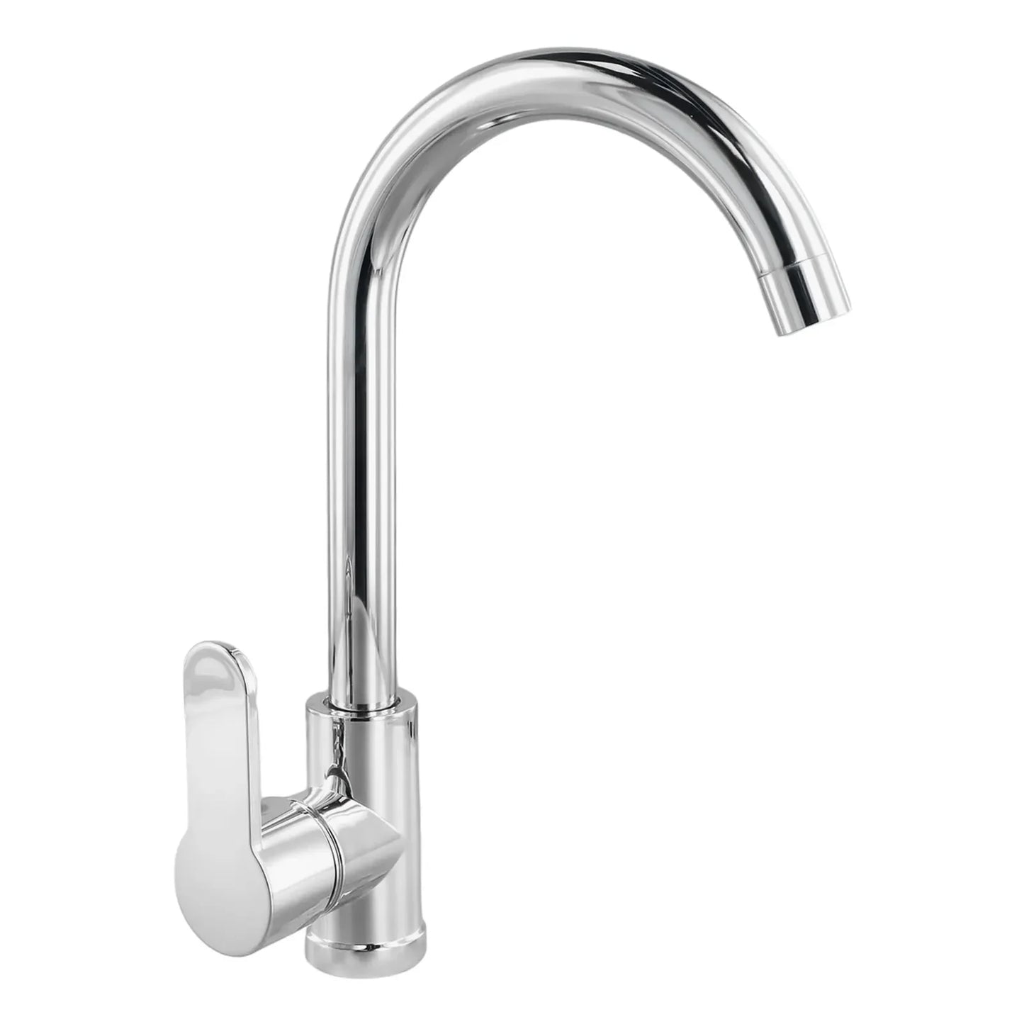 Kitchen Bathroom  Faucet Polished  Chrome Plated  Swivel Basin  Sink Cold Hot Mixer Water Tap Deck Mounted Bathroom Faucet