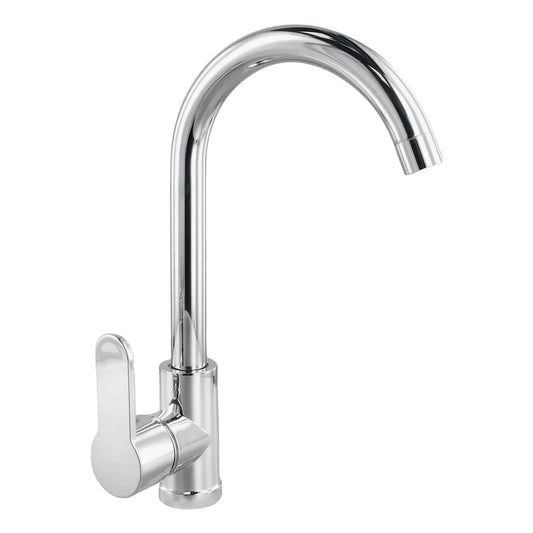 Kitchen Bathroom  Faucet Polished  Chrome Plated  Swivel Basin  Sink Cold Hot Mixer Water Tap Deck Mounted Bathroom Faucet
