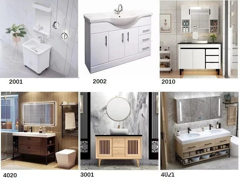 Wholesale High Quality Marble Bathroom Vanity White Unit Bathroom Furniture Poland Bathroom Cabinet