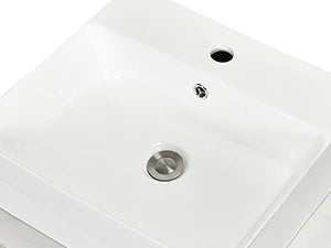 Bathroom Vanity 24 Inch with Counter Top Sink Combo, Modern Bathroom Storage Vanity Cabinet Set Included 2 Large Soft Closing