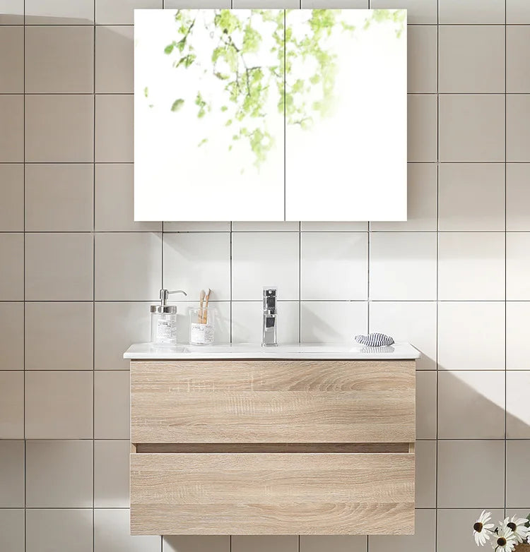 Wholesale High Quality Marble Bathroom Vanity White Unit Bathroom Furniture Poland Bathroom Cabinet