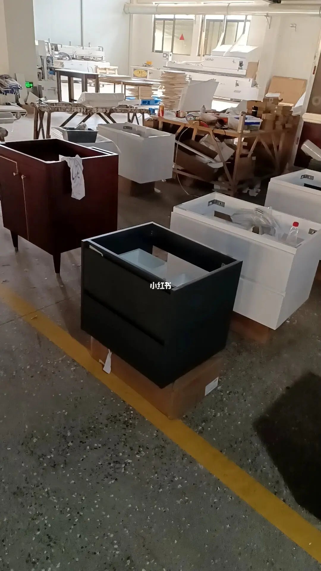Bath Room Cabinet Set Vanity Home Or Hotel Bathroom With Led Light Makeup Mirror Basin Vanities Lighting