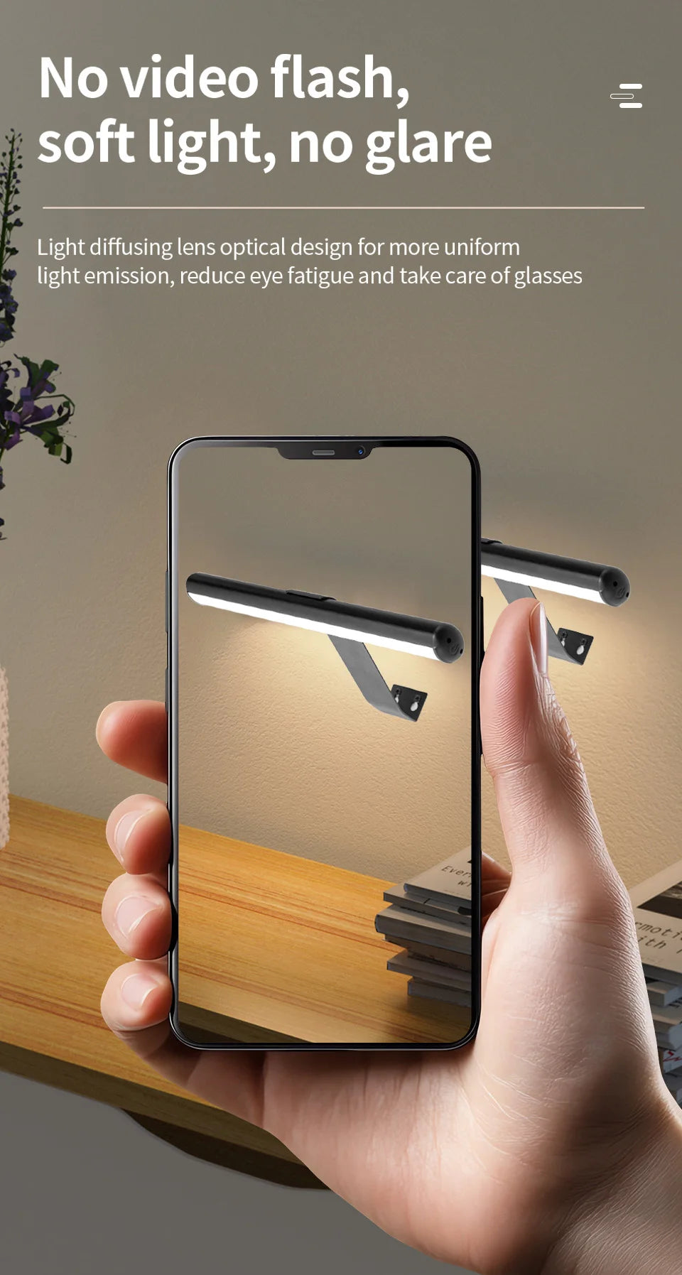 3600mAh Painting Picture Light Magnetic Touch Night Light Portrait With Remote Living Room Wireless Wall Lamp 3 Colors Dimming