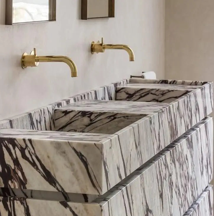 Natural Marble Wash Basin Bathroom Vanities Cabinets Green Marble Bathroom Sink Bathroom Vanity With Sink Customizable