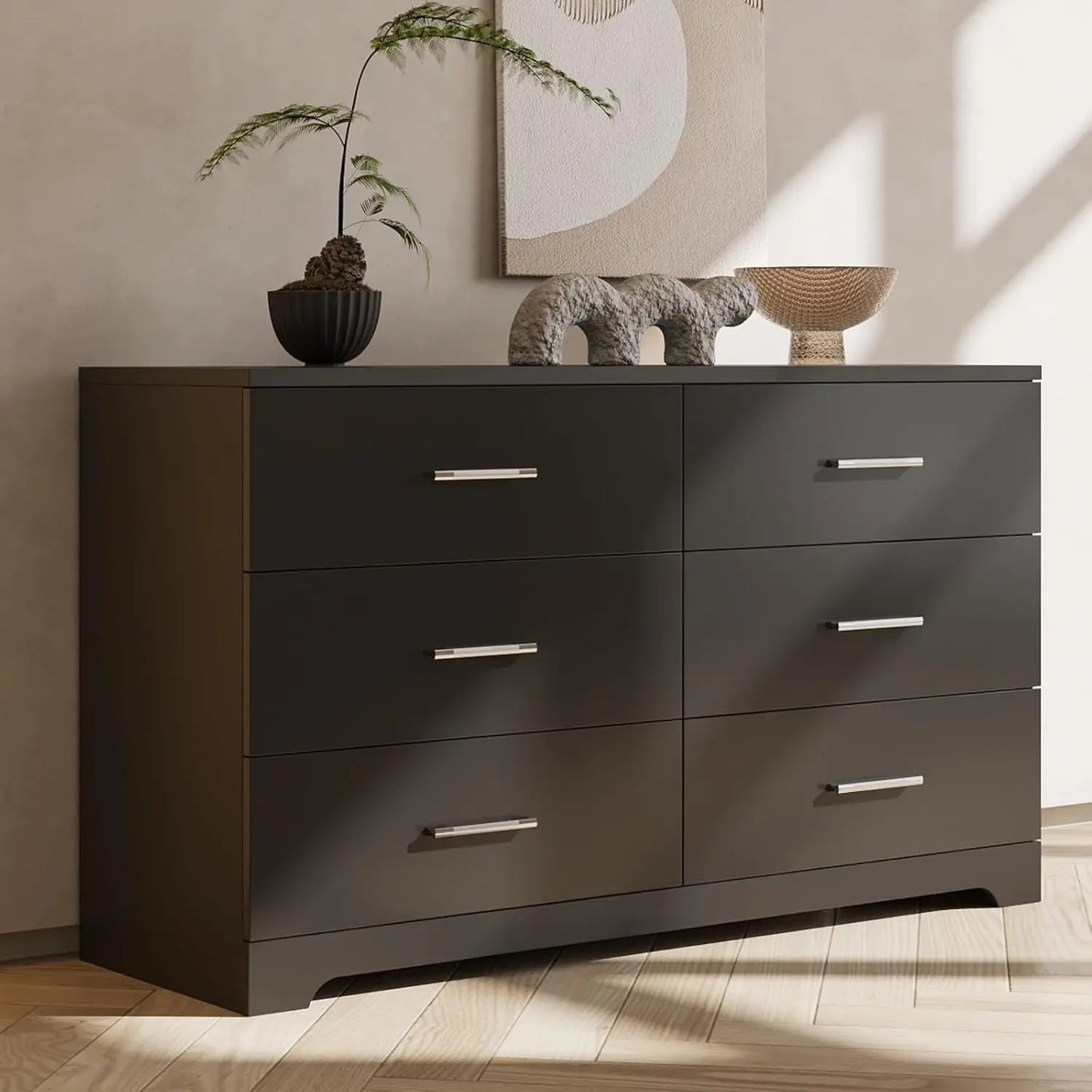 4 Drawer Dresser for Bedroom, Small Chests of Drawers Modern Nightstand, White Dresser Chest with 4 Storage, Customized