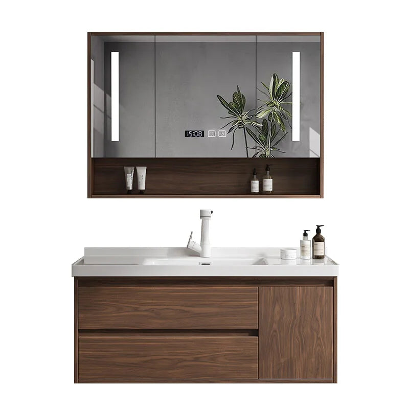 Bathroom vanity furniture, modern smart paint cabinet, bathroom cabinet with sink