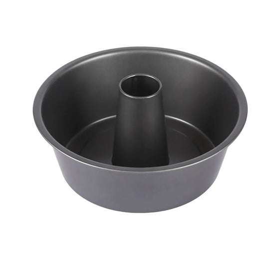 Practical Hollow Fluted Tube Cake Pan Non-Stick Round Pumpkin Cake Mold Carbon Steel Heat Resistant Bread Baking Pan Bakery