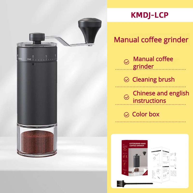 Mini Manual Coffee Grinder, 40 Adjustable Settings, Portable Hand Mill with 30g Capacity, Conical Burr for Espresso, Pour Over,