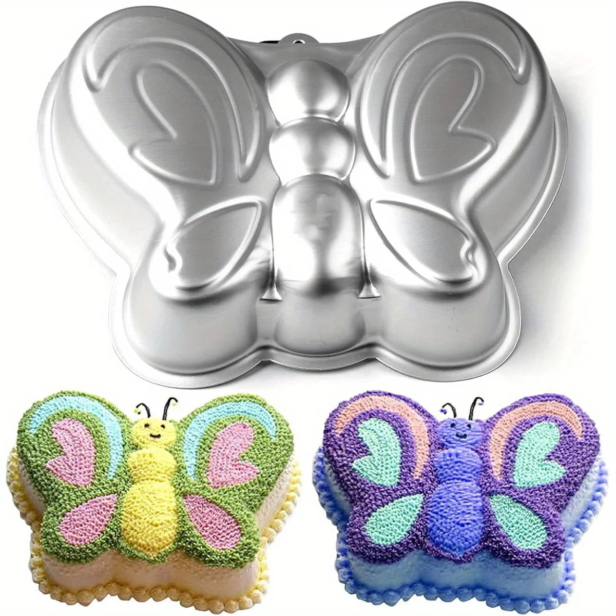 Butterfly Shaped Cake Pan - Non-Stick Birthday baking mold with Open for Birthday Wedding Anniversary Party Home Bakers