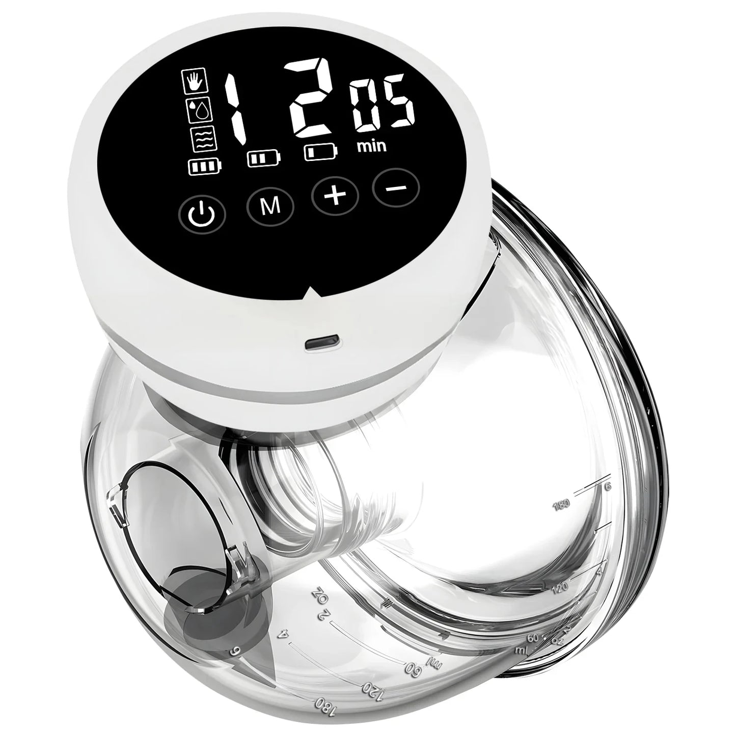 Wearable Electric Breast Pump Painless Double-Sided, Fully Automatic, Hands-Free Breast Collector for Breastfeeding