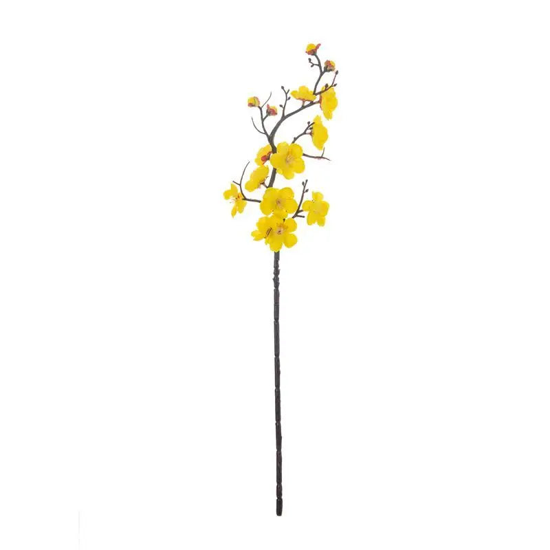 1pc Artificial Flowers Spring Plum Blossom Peach Branch Silk Flowers Home Wedding Party Decoration Christmas Wreaths Accessories