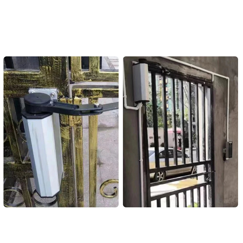 CZ02 90 Degree Flat Door Automatic Door Opener Outdoor Side-mounted Electric Automatic Gate Opener Door Control AC100-240V