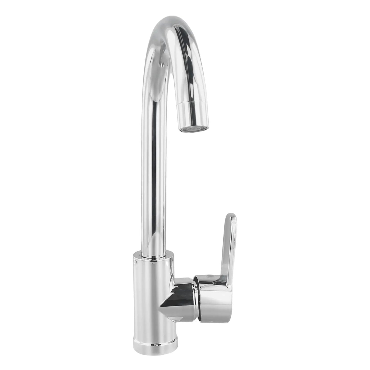 Kitchen Bathroom  Faucet Polished  Chrome Plated  Swivel Basin  Sink Cold Hot Mixer Water Tap Deck Mounted Bathroom Faucet