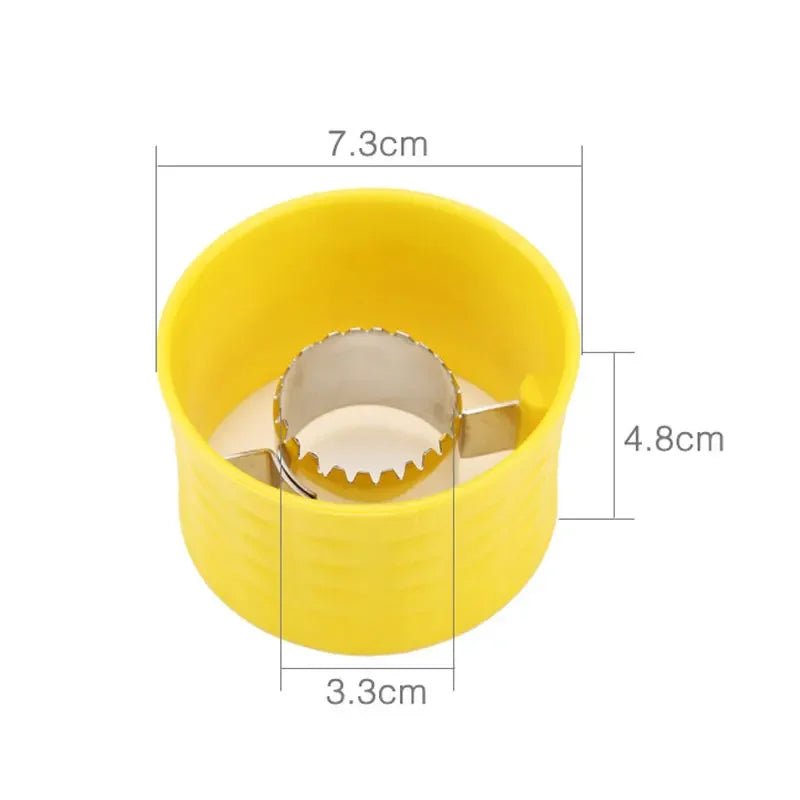 New Yellow Corn Plane Peeler Cob Thresher Kitchen Gadgets Manual Rotation Stainless Steel Corn Stripper Cutter Kitchen Gadgets