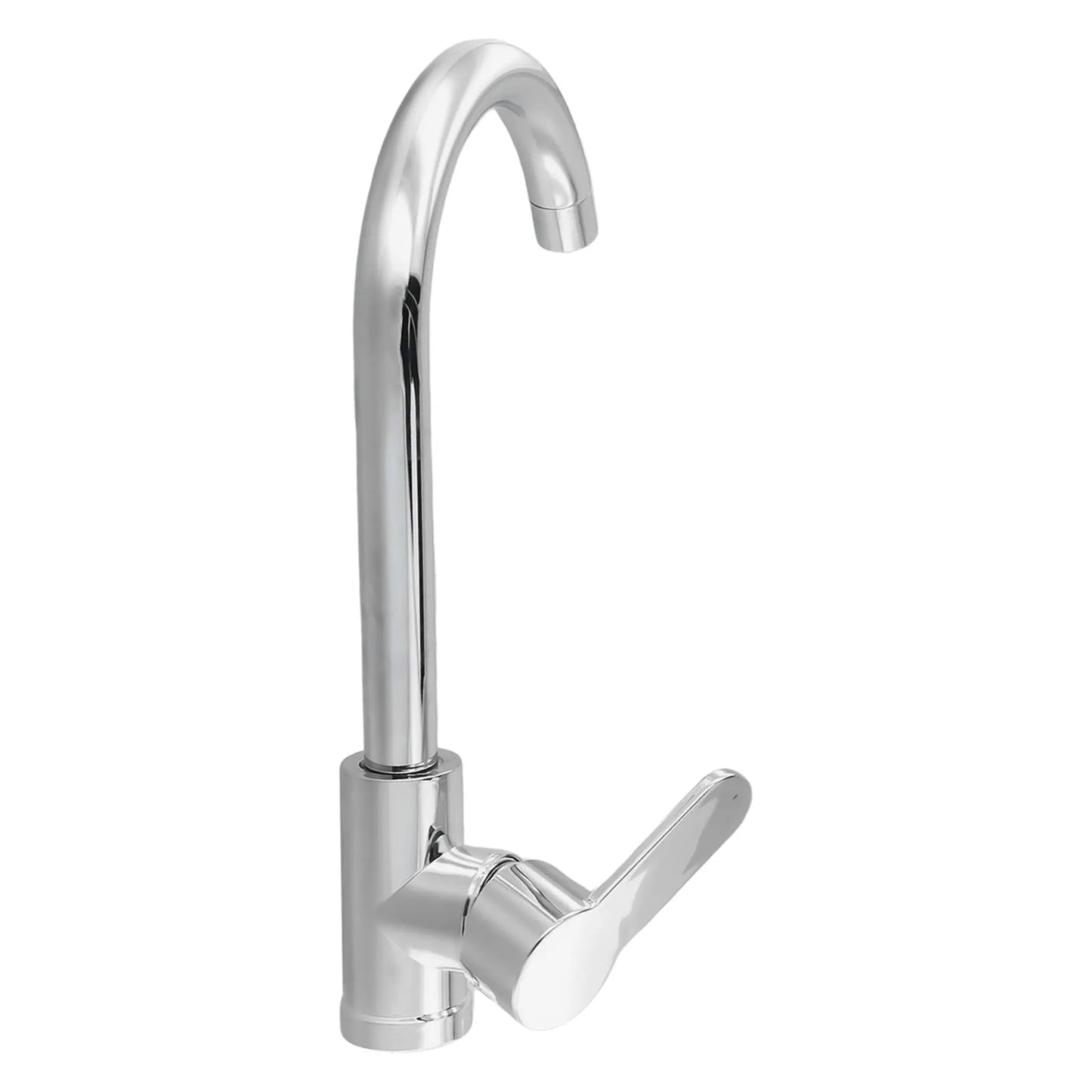 Kitchen Bathroom  Faucet Polished  Chrome Plated  Swivel Basin  Sink Cold Hot Mixer Water Tap Deck Mounted Bathroom Faucet