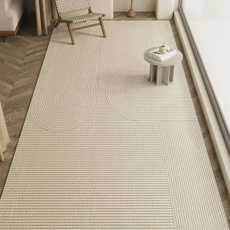 Balcony Waterproof Carpet Pvc Leather Anti-slip Floor Mat Large Size Minimalist Style Home Decoration Rug Kitchen Carpets 주방 카펫
