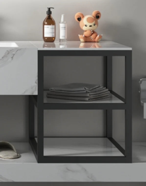 Bath Room Cabinet Set Vanity Home Or Hotel Bathroom With Led Light Makeup Mirror Basin Vanities Lighting