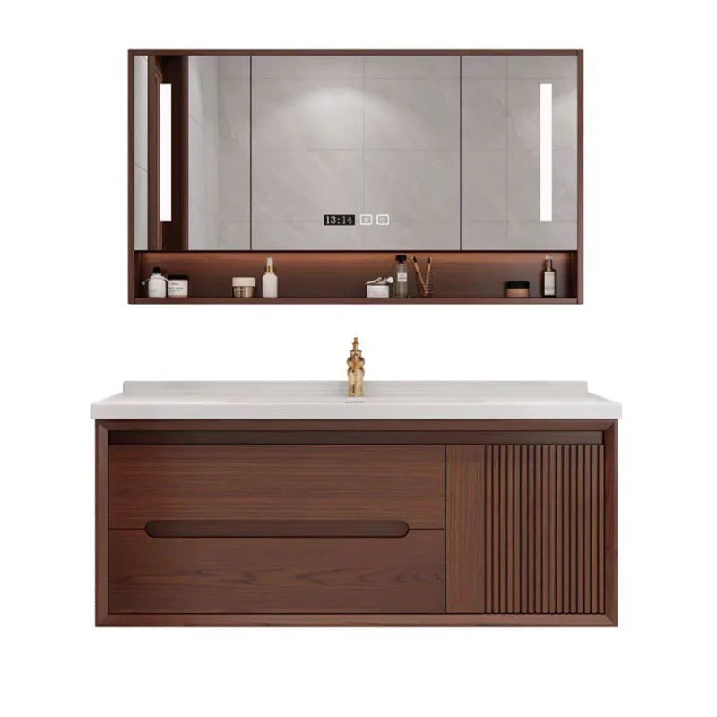 Bathroom vanity furniture, modern smart paint cabinet, bathroom cabinet with sink