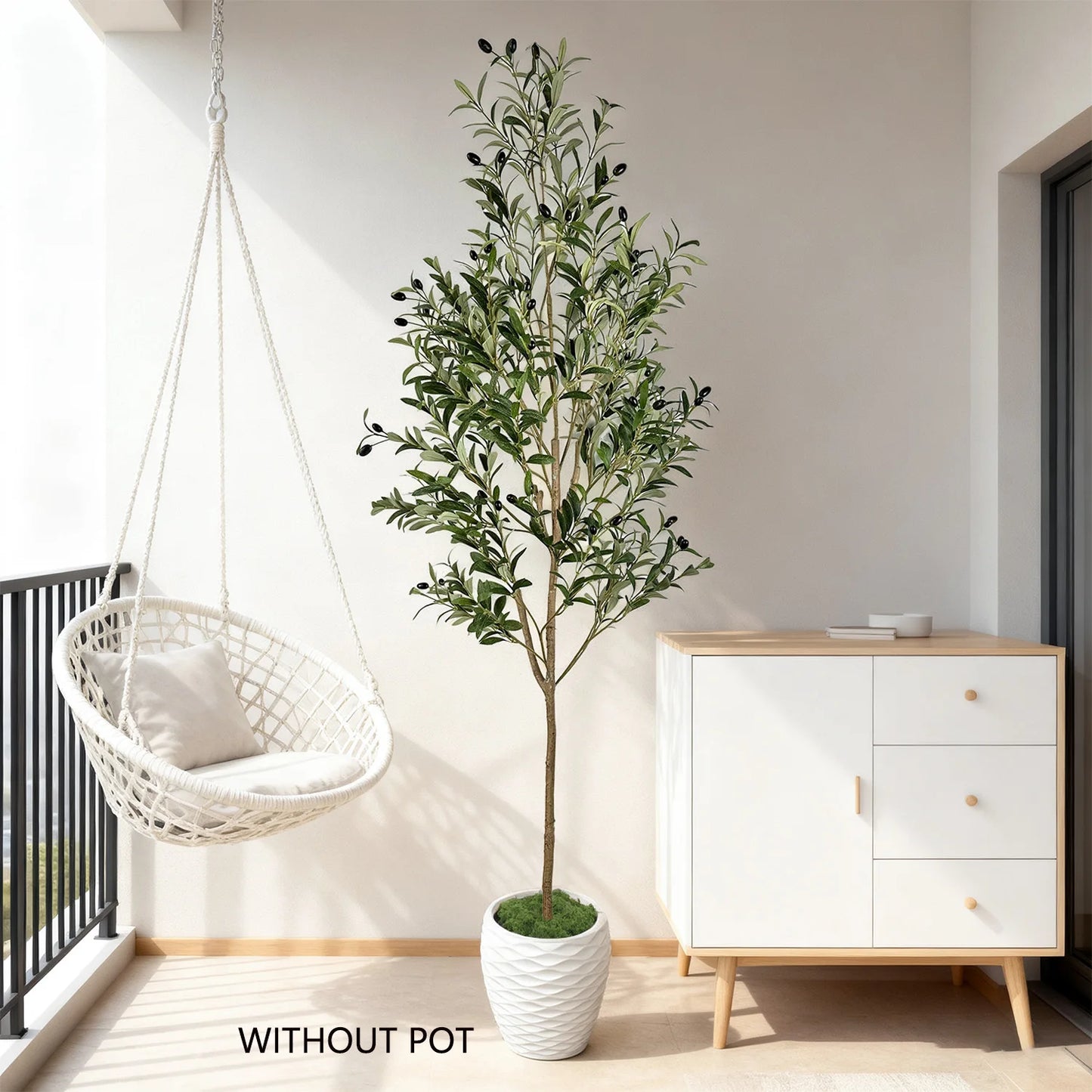 110-200CM Large Artificial Olive Plant tree Branches Without pot Faux plant Ornament indoor Faux Plant for Home garden Decor