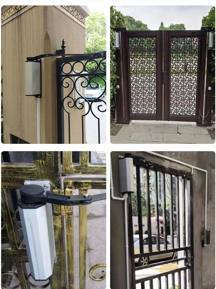 CZ02 90 Degree Flat Door Automatic Door Opener Outdoor Side-mounted Electric Automatic Gate Opener Door Control AC100-240V