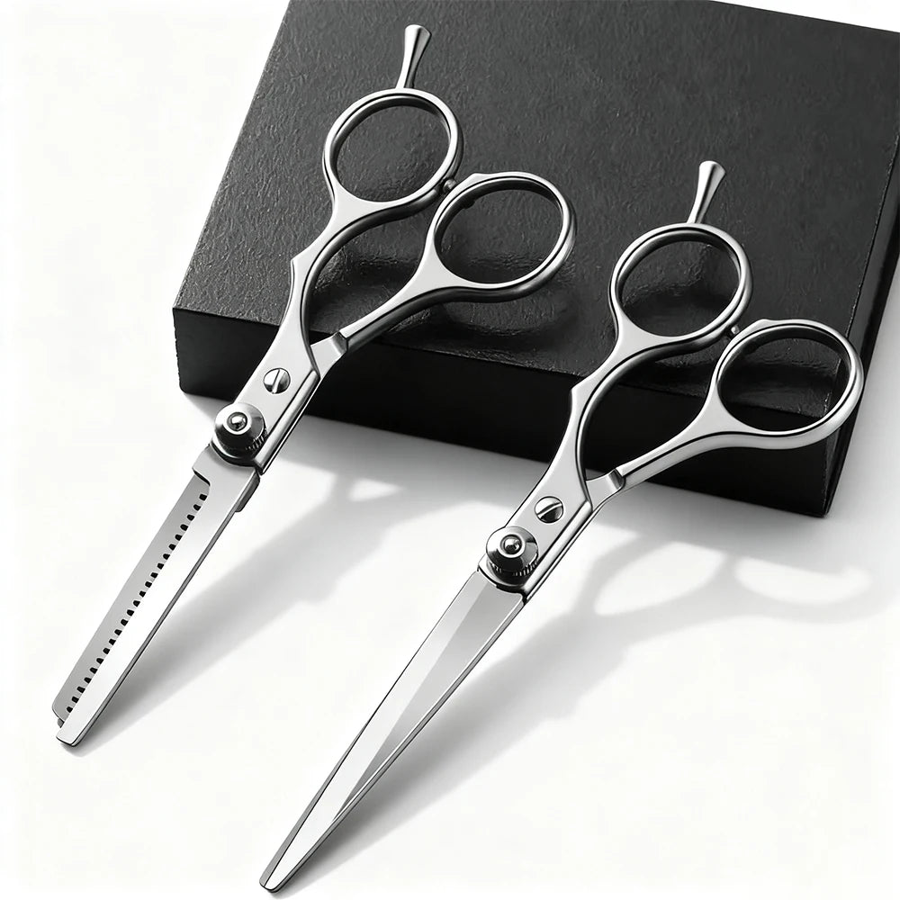 Professional hairdressing scissors barber accesories Hair Thinning Cut Metal Scissors Tooth Shears Styling Tool cutting scissors