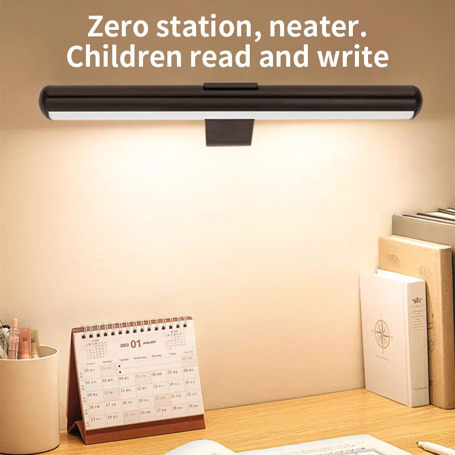 3600mAh LED Wall Light with Magnetic Suction Rechargeable Remote Control Three-Color Stepless Dimming Mirror Front Design