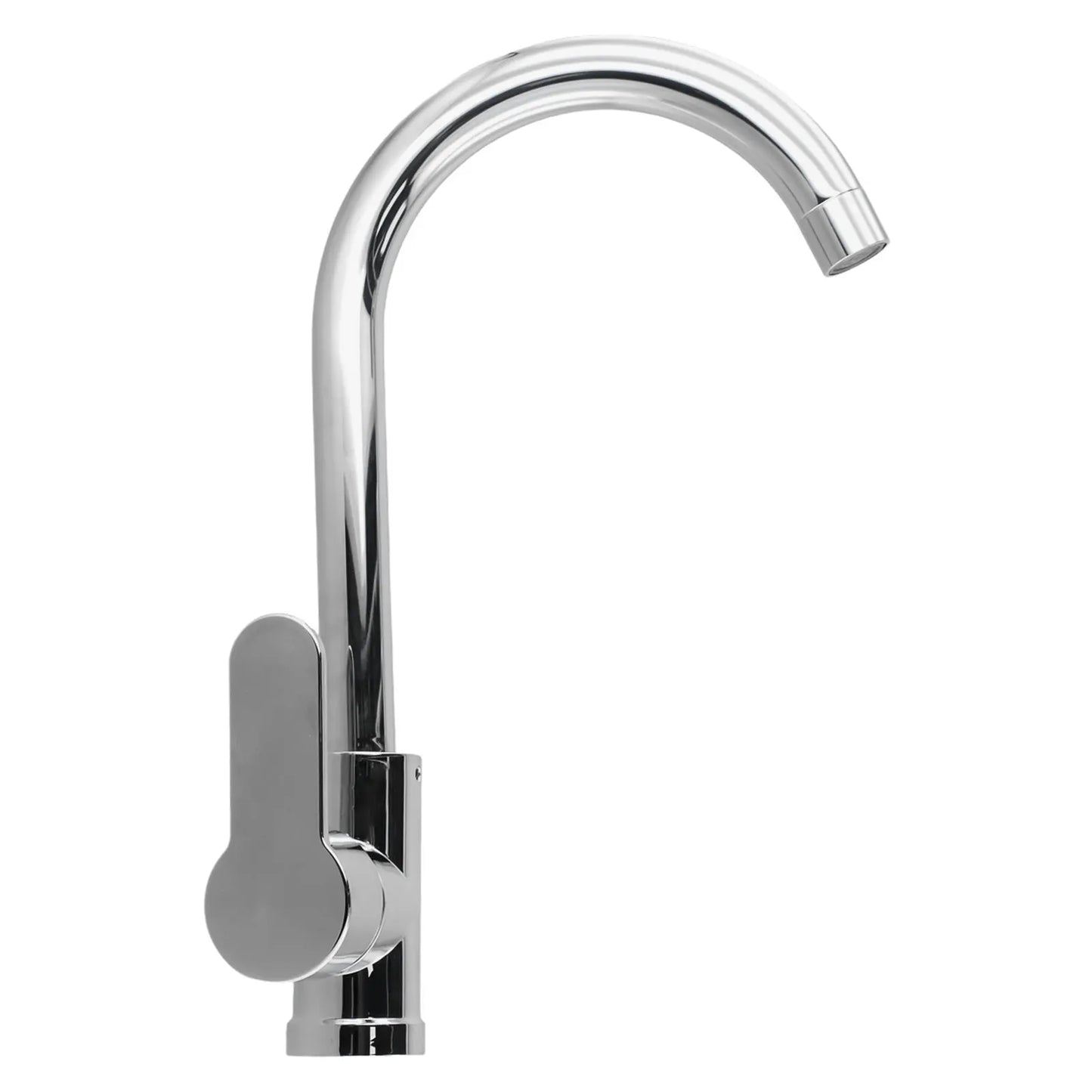 Kitchen Bathroom  Faucet Polished  Chrome Plated  Swivel Basin  Sink Cold Hot Mixer Water Tap Deck Mounted Bathroom Faucet