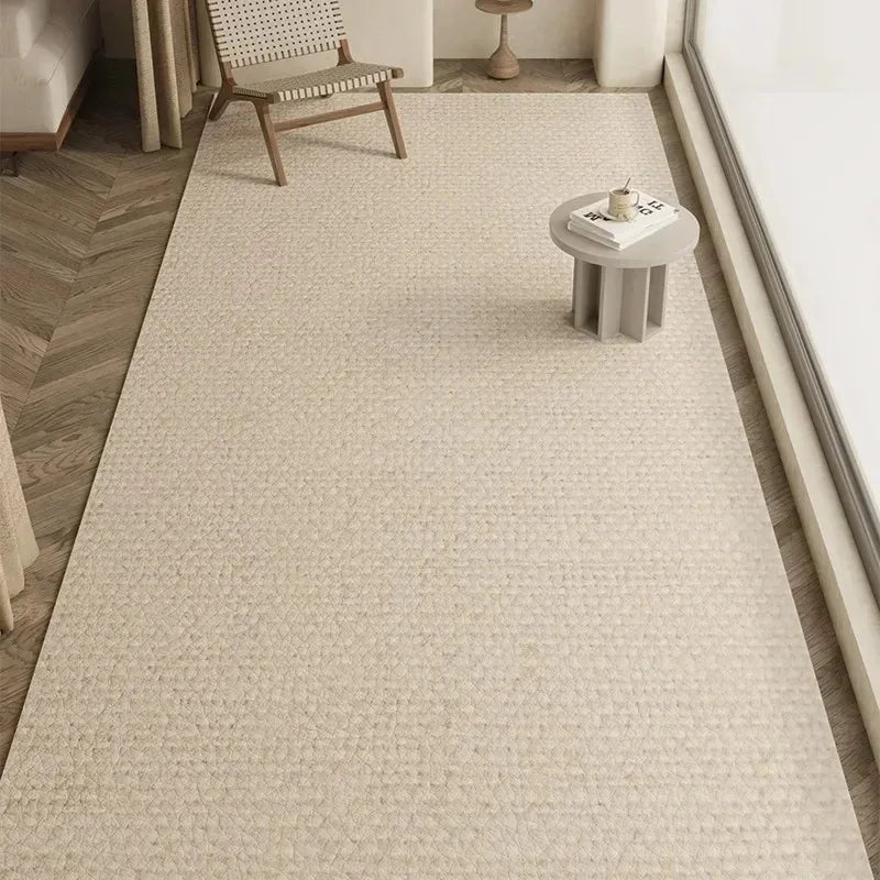 Balcony Waterproof Carpet Pvc Leather Anti-slip Floor Mat Large Size Minimalist Style Home Decoration Rug Kitchen Carpets 주방 카펫
