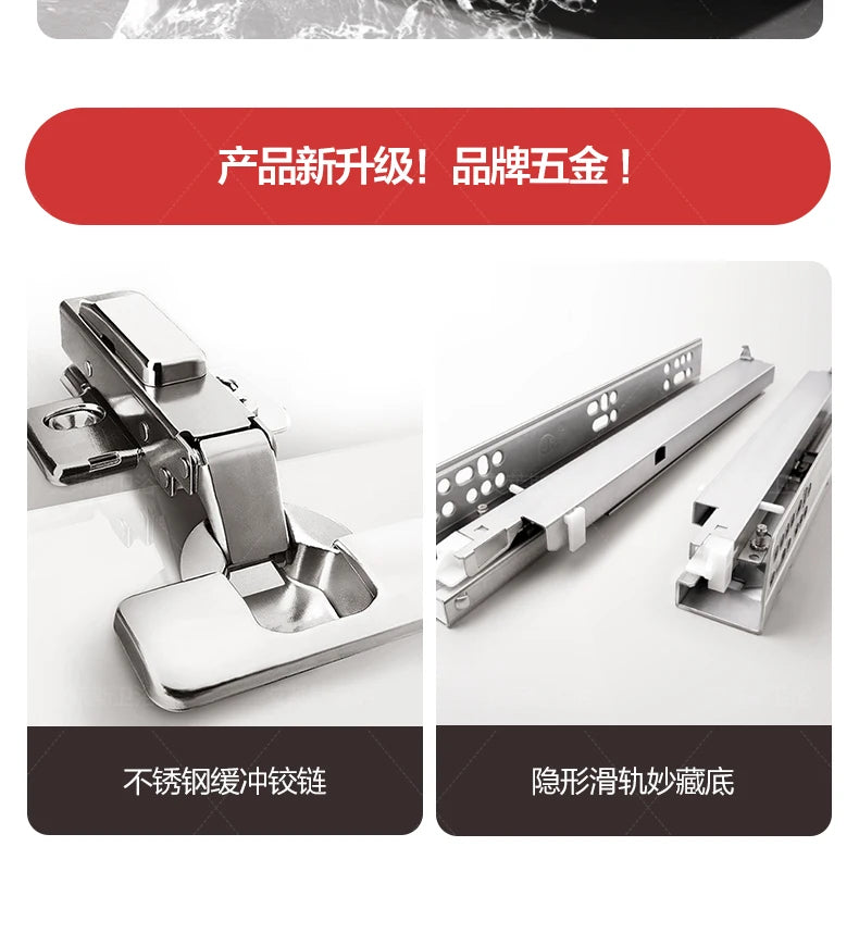 01A Modern Simple Bathroom Vanities Vintage Toilet Partition Vanity Drawer Light Mirrors Muebles Para El Hogar Maderaa Furniture