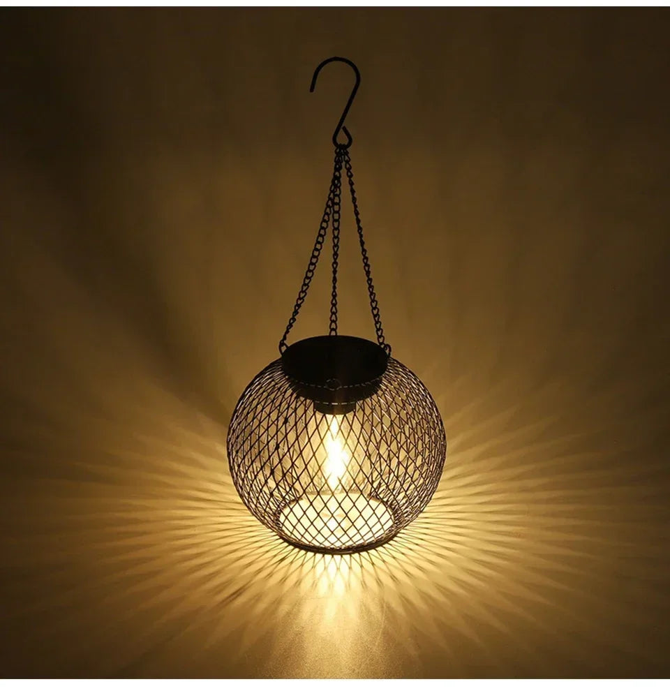 Outdoor Camping Solar Lights for Outside Decorative Solar Lantern Outdoor Hanging Lights Waterproof Solar Lanterns Garden Decor