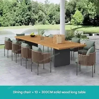 Wood Waterproof Garden Furniture Sets Rattan Cushions Moving Italian Garden Furniture Set Patio Adult Muebles Terraza Decoration